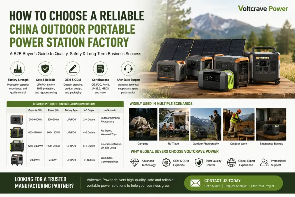 China Outdoor Portable Power Station Factory How to Choose a Reliable Manufacturer for Long-Term Business Success