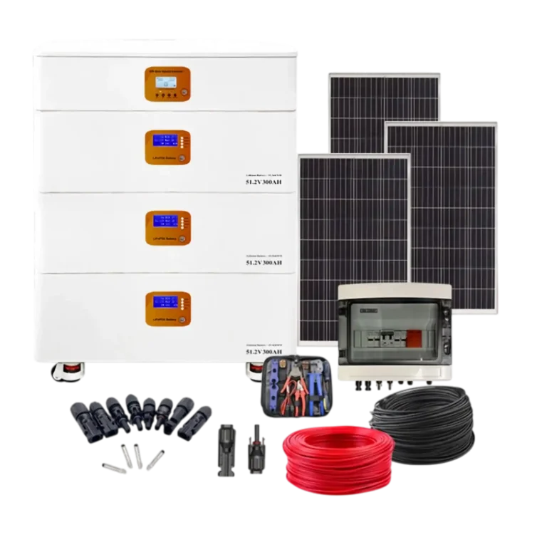 10kW Solar Battery Storage System with 51.2V LiFePO4 Battery All-in-One ESS