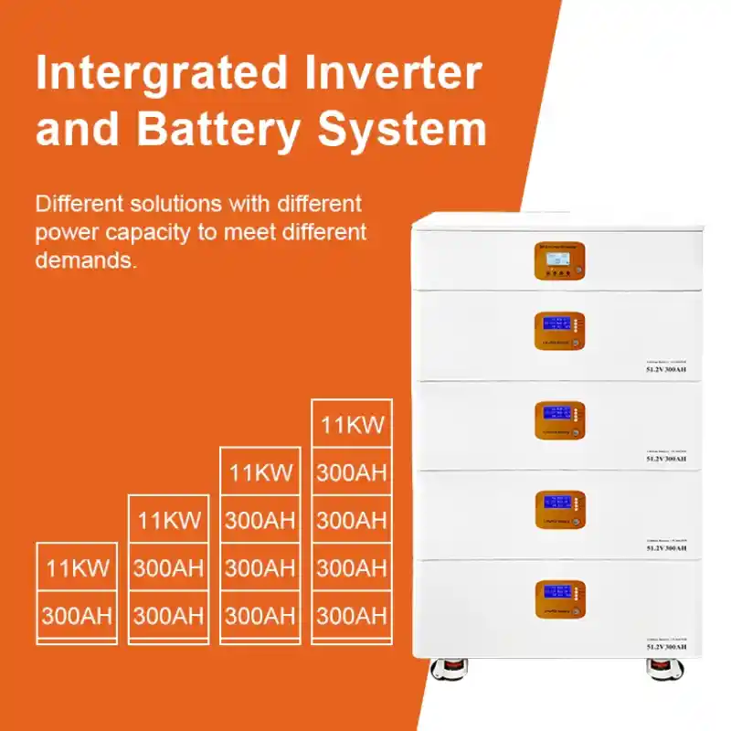 10kW Solar Battery Storage System with 51.2V LiFePO4 Battery All-in-One ESS Detailed Picture (2)