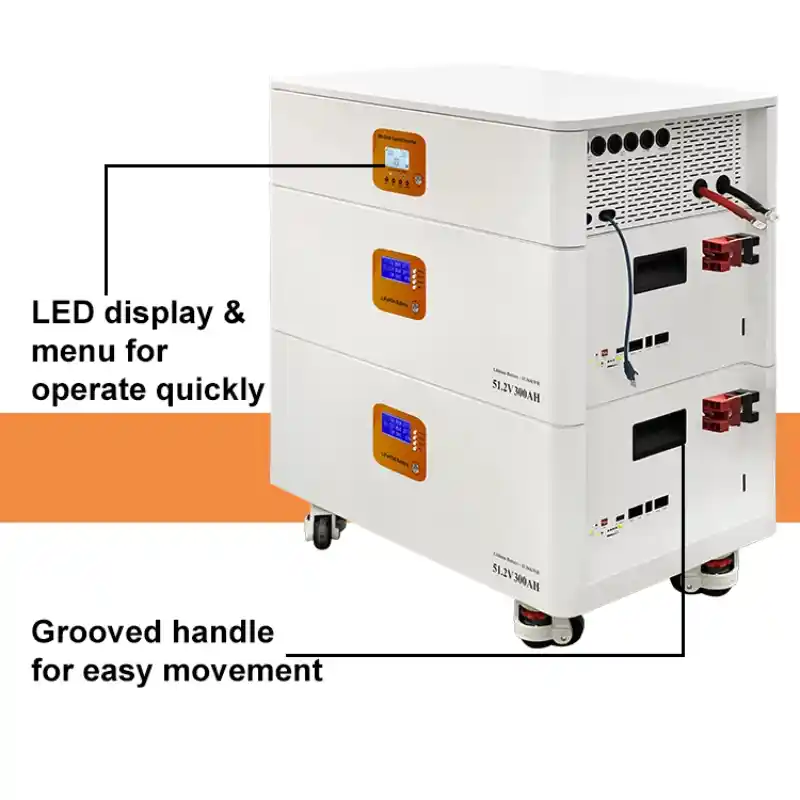 10kW Solar Battery Storage System with 51.2V LiFePO4 Battery All-in-One ESS Detailed Picture (4)