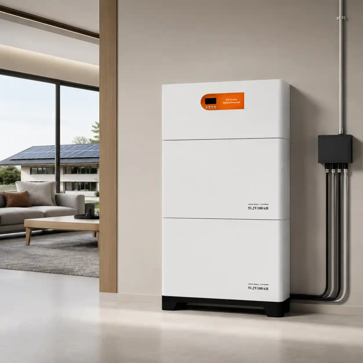 10kWh All-in-One Residential ESS with 6kW Hybrid Inverter – Detailed Images 2