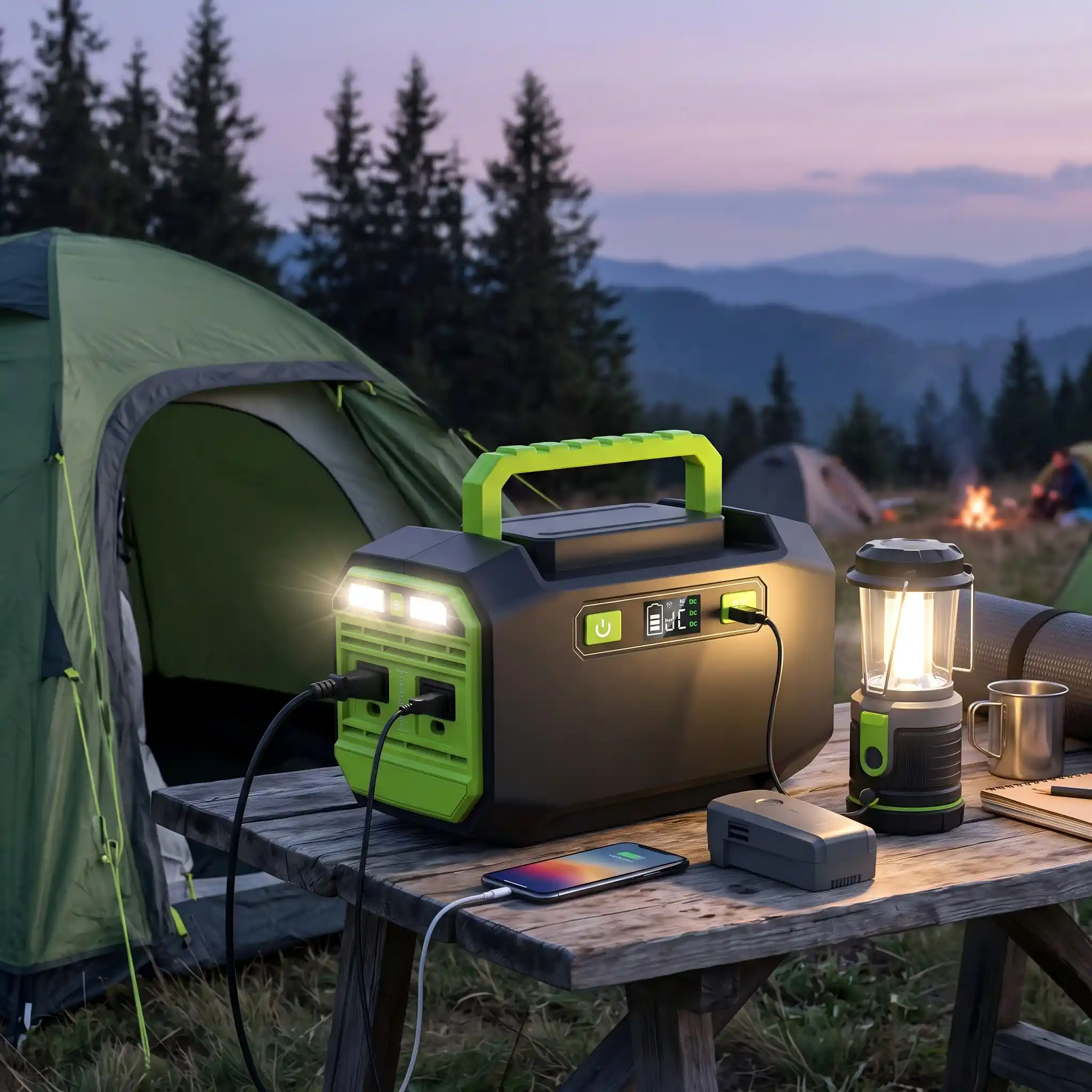 200W Mini Portable Power Station (145Wh) – Outdoor Backup Power Supply – Lifestyle Images 1