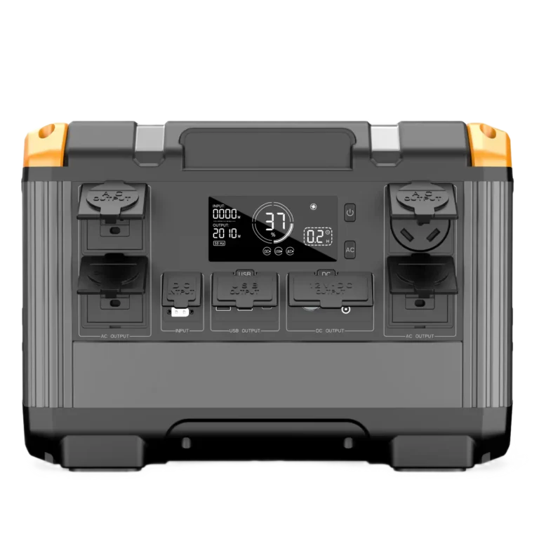 2400W LiFePO4 Portable Power Station 2000Wh Solar Generator