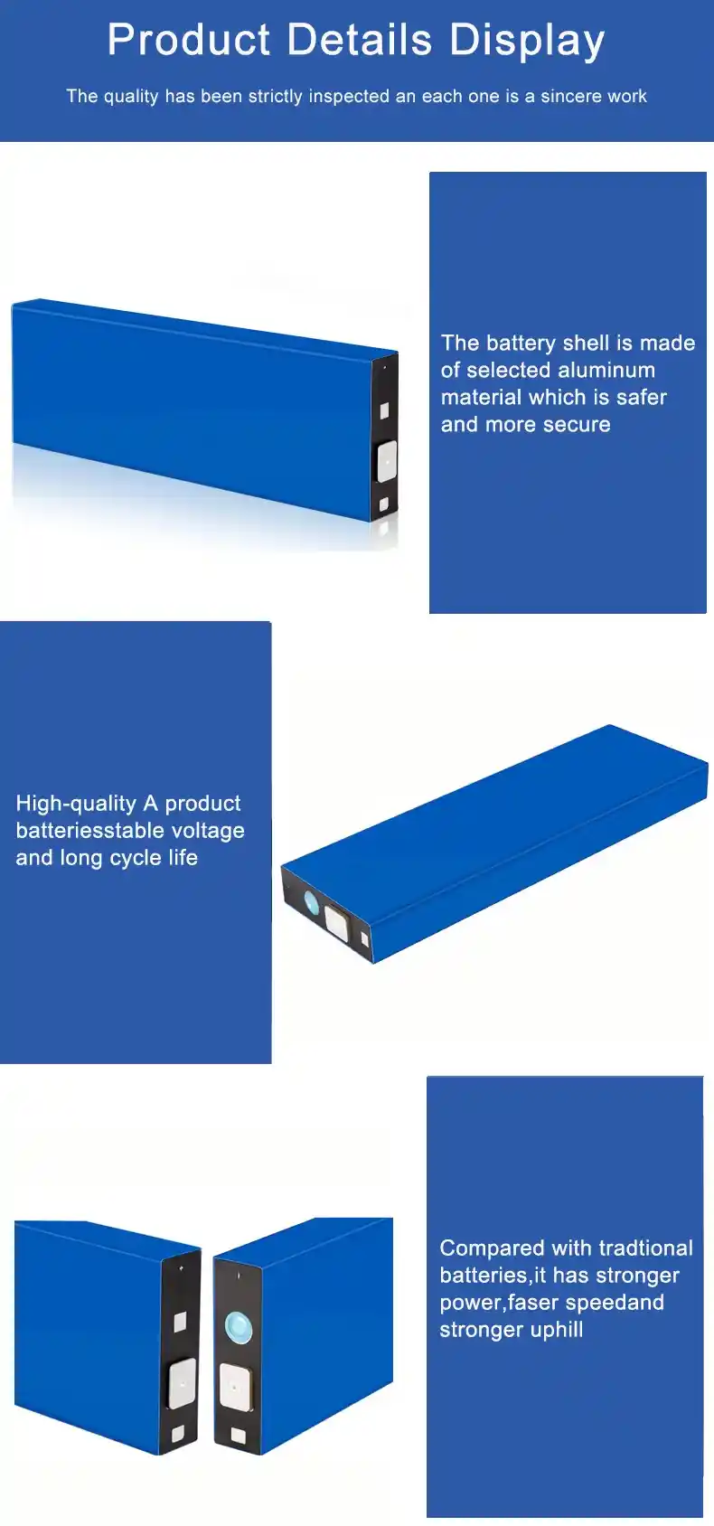 3.2V LiFePO4 Battery Cell 184Ah Prismatic Cell – Detailed Images (3)