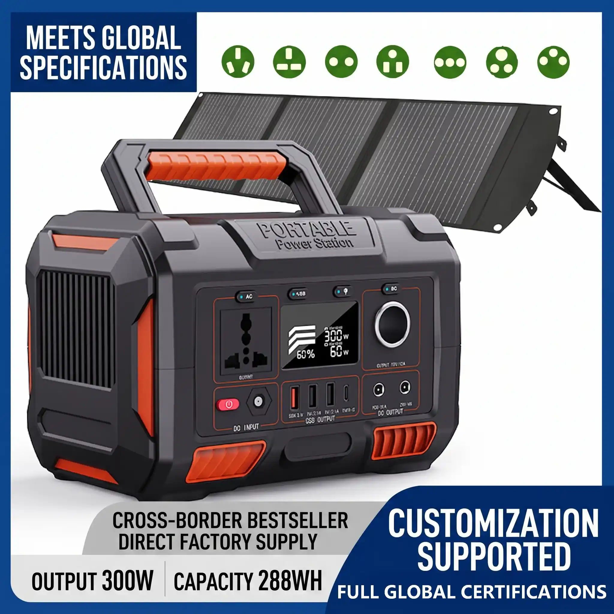 300W 72,800mAh Lithium-Ion Battery Power Station – Detailed Images (2)
