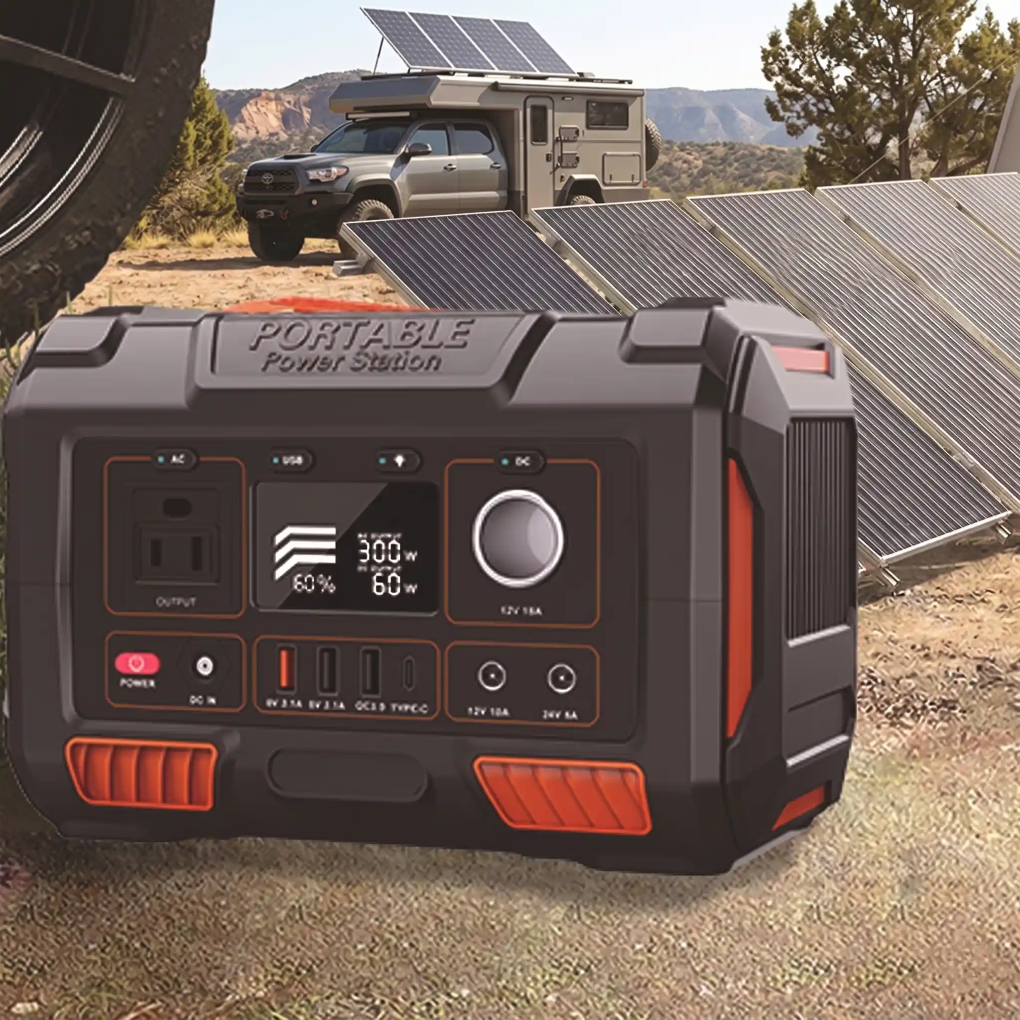 300W 72,800mAh Lithium-Ion Battery Power Station – Detailed Images (3)