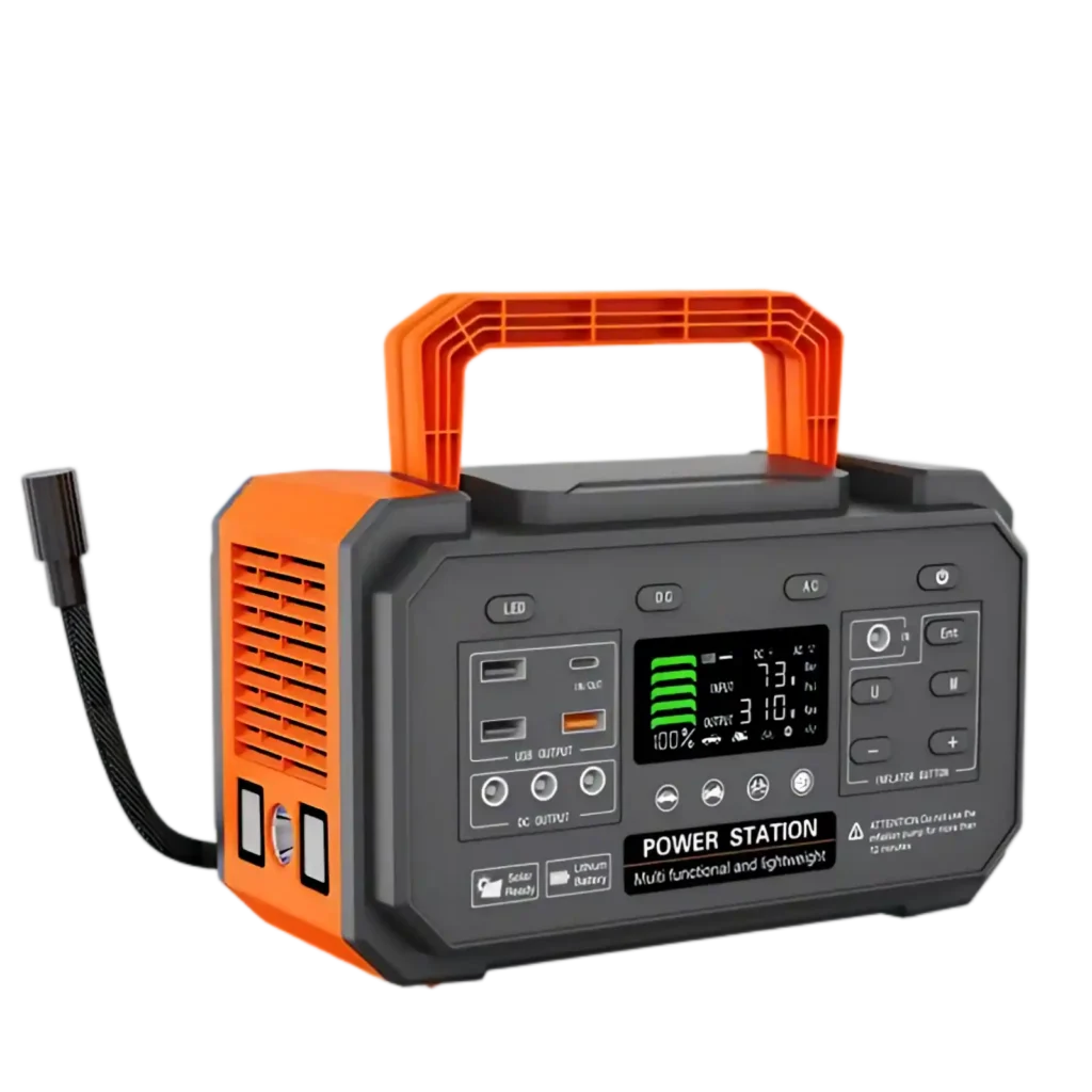 300W Portable Power Station with Air Pump