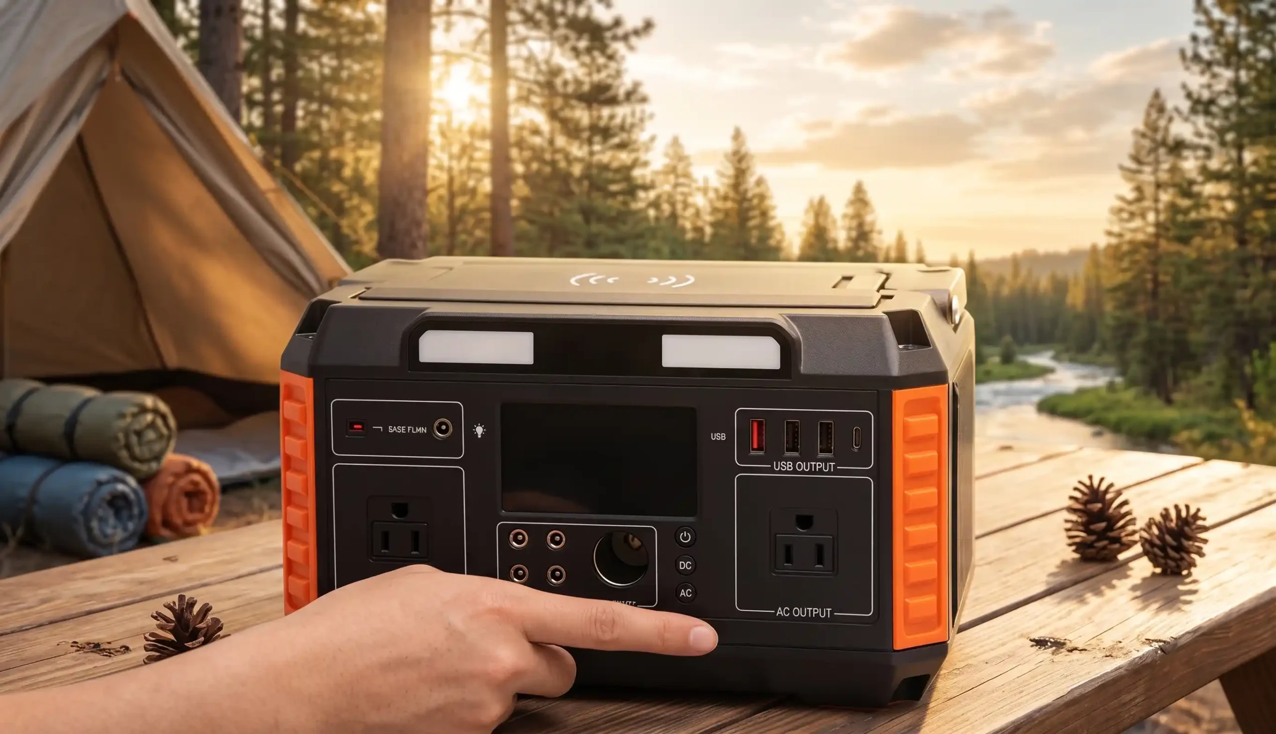 300W Portable Power Station with 78000mAh Li-ion Battery Detailed images 3