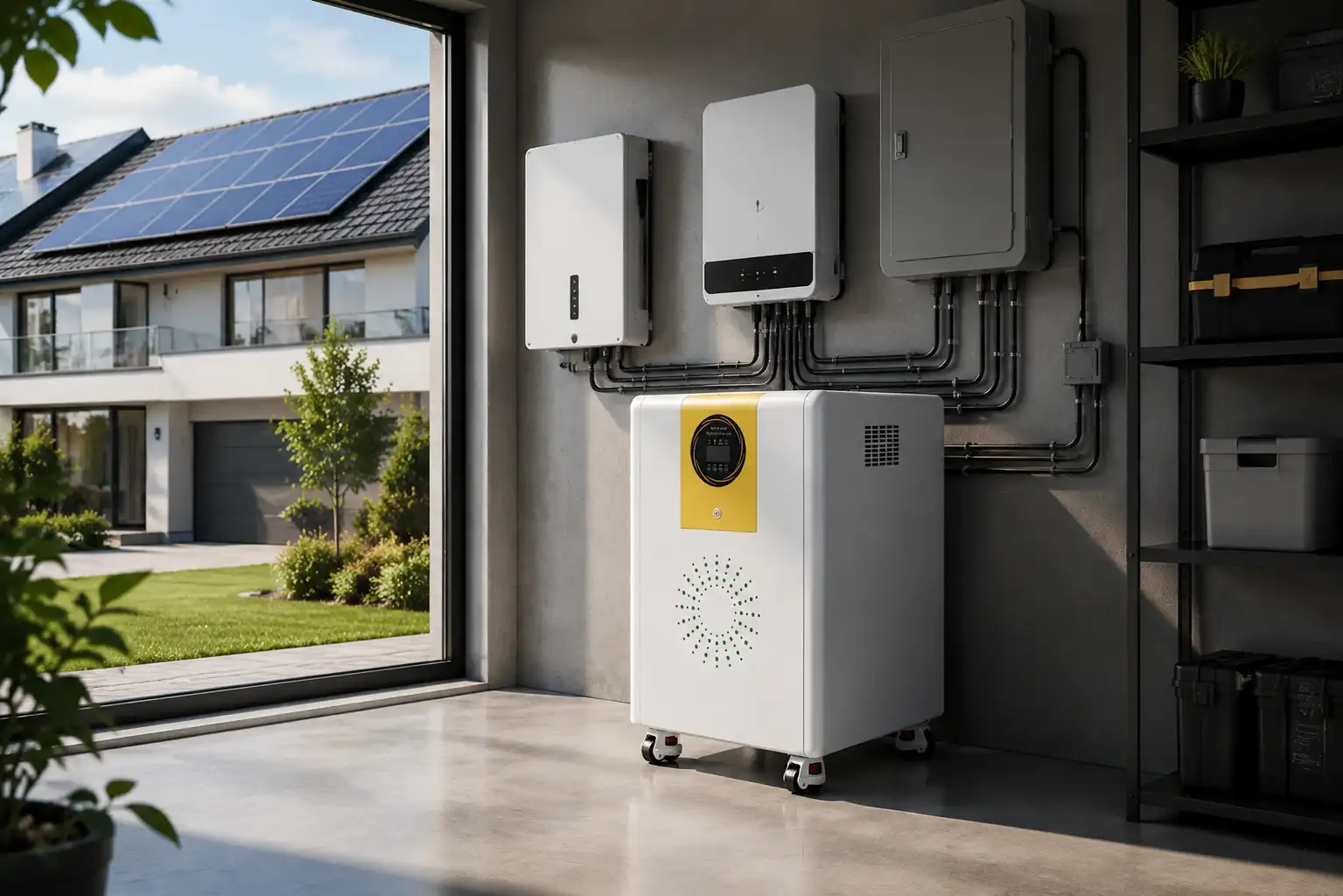 32kWh LiFePO4 Home Backup Battery system for B2B residential solar storage projects
