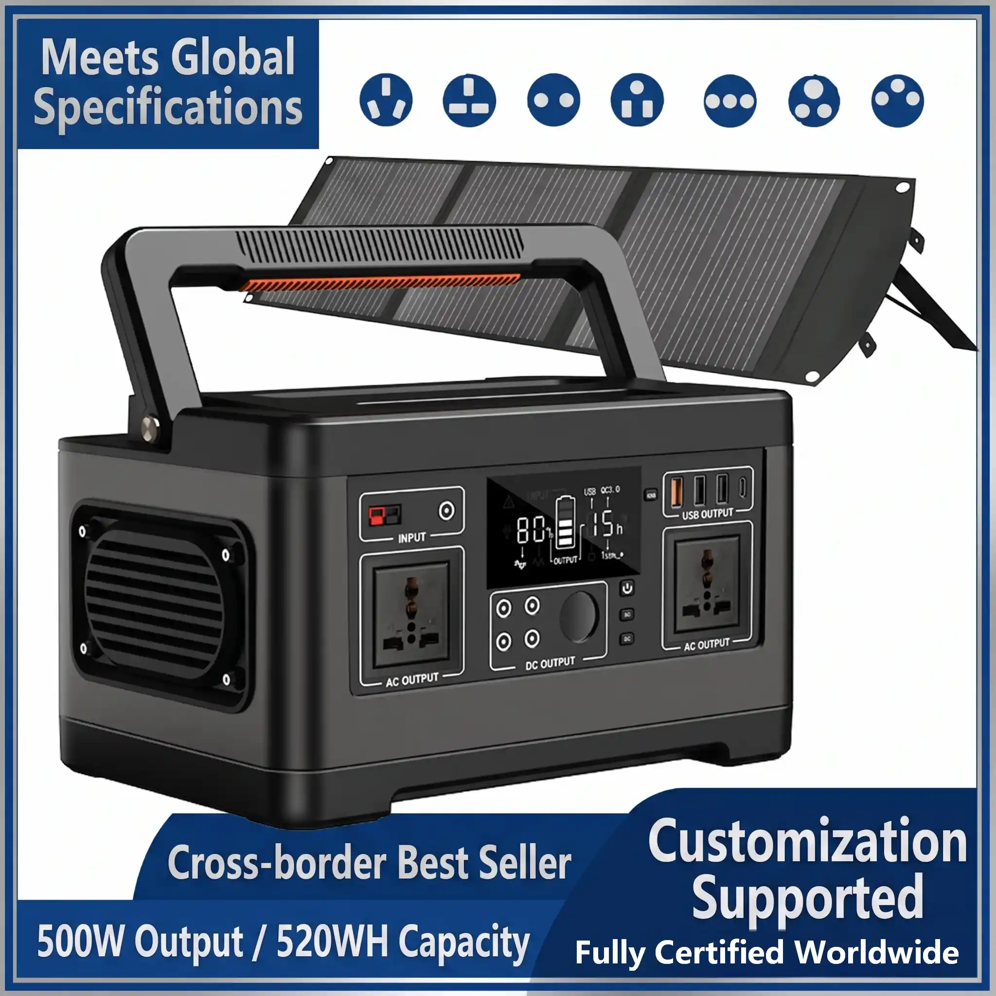 500W140,400mAh Portable Power Station – Detailed Images (1)