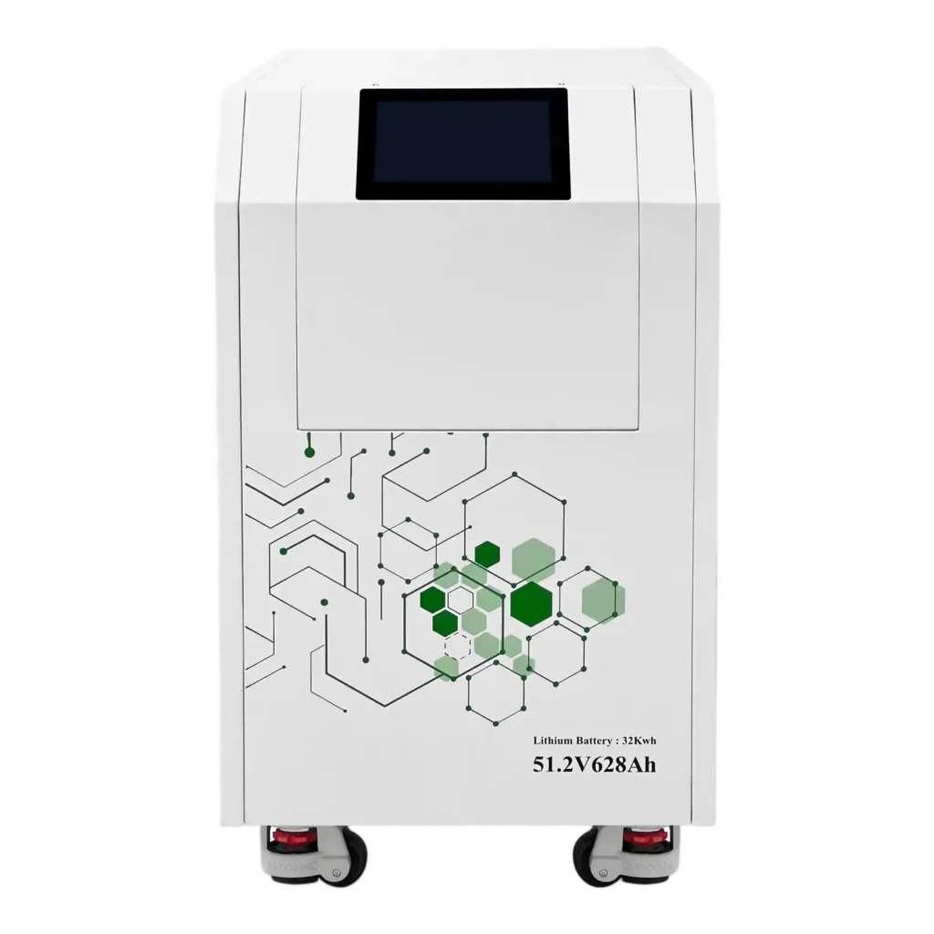 51.2V 32kWh LiFePO4 Battery Storage System for Home Backup