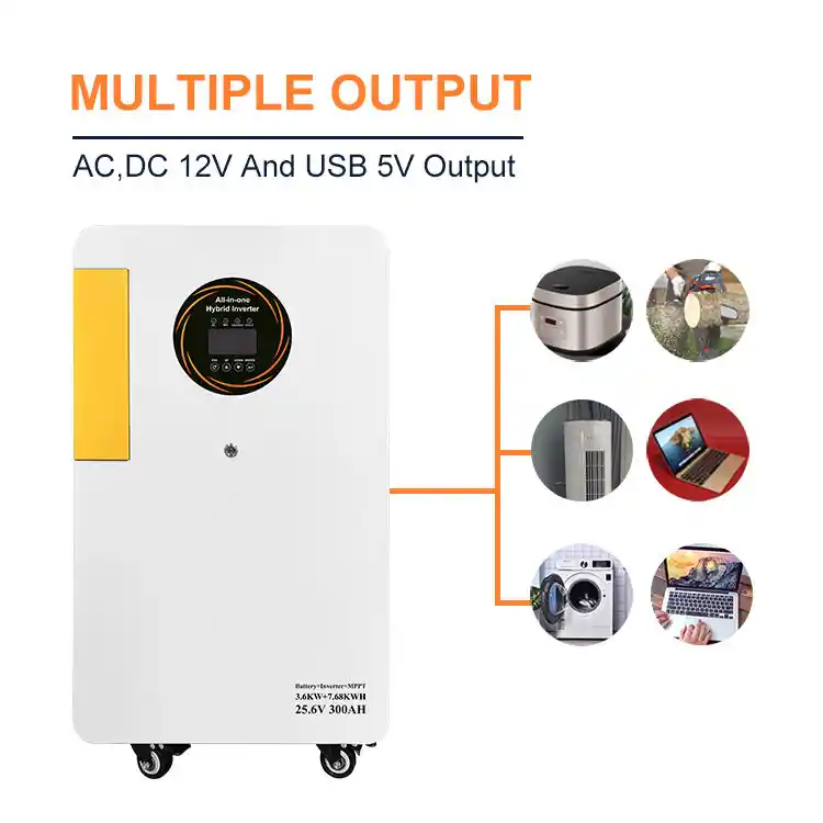 7.68kWh LiFePO4 Residential All-in-One Energy Storage System – Detailed Images 5