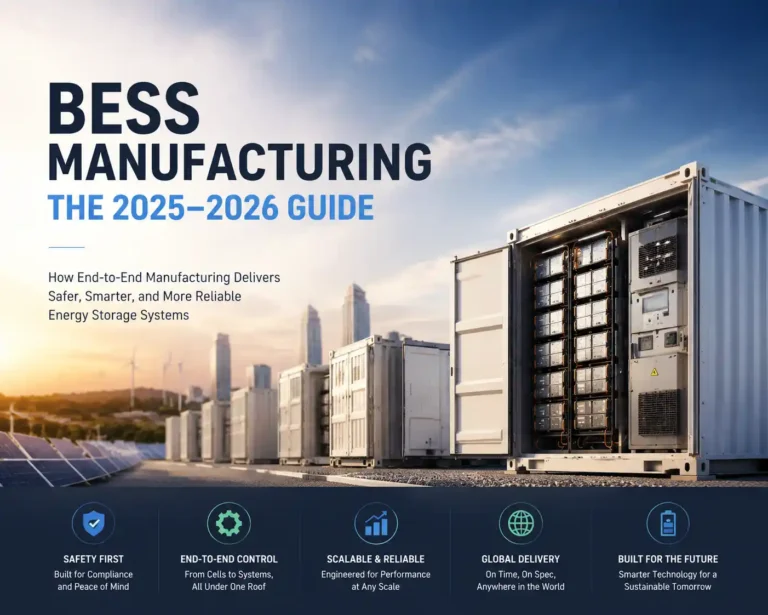 Battery Energy Storage System Manufacturer How End-to-End BESS Production Delivers Reliability at Scale