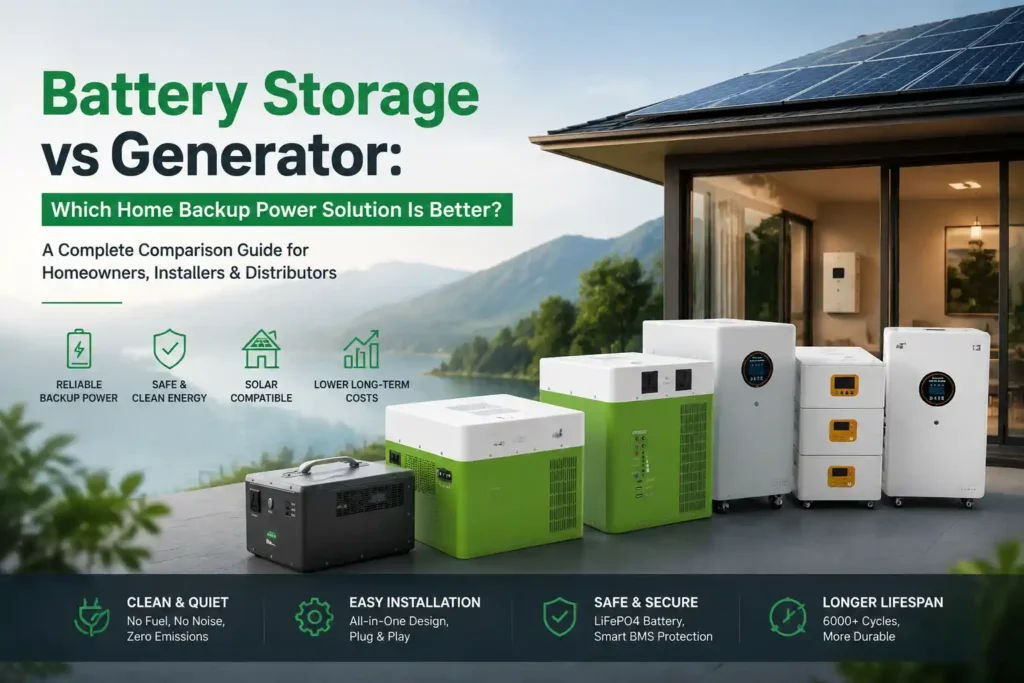 Battery Storage vs Generator Which Home Backup Power Solution Is Better
