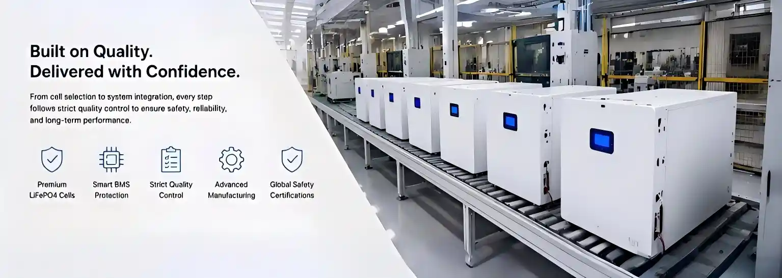 Battery storage manufacturing production line