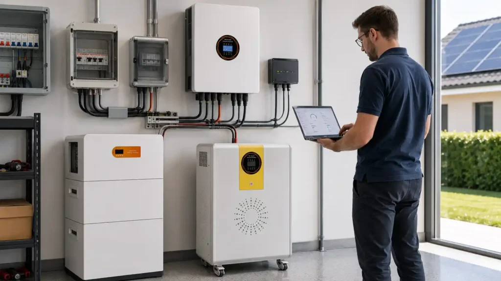 Home battery BMS and inverter compatibility evaluation