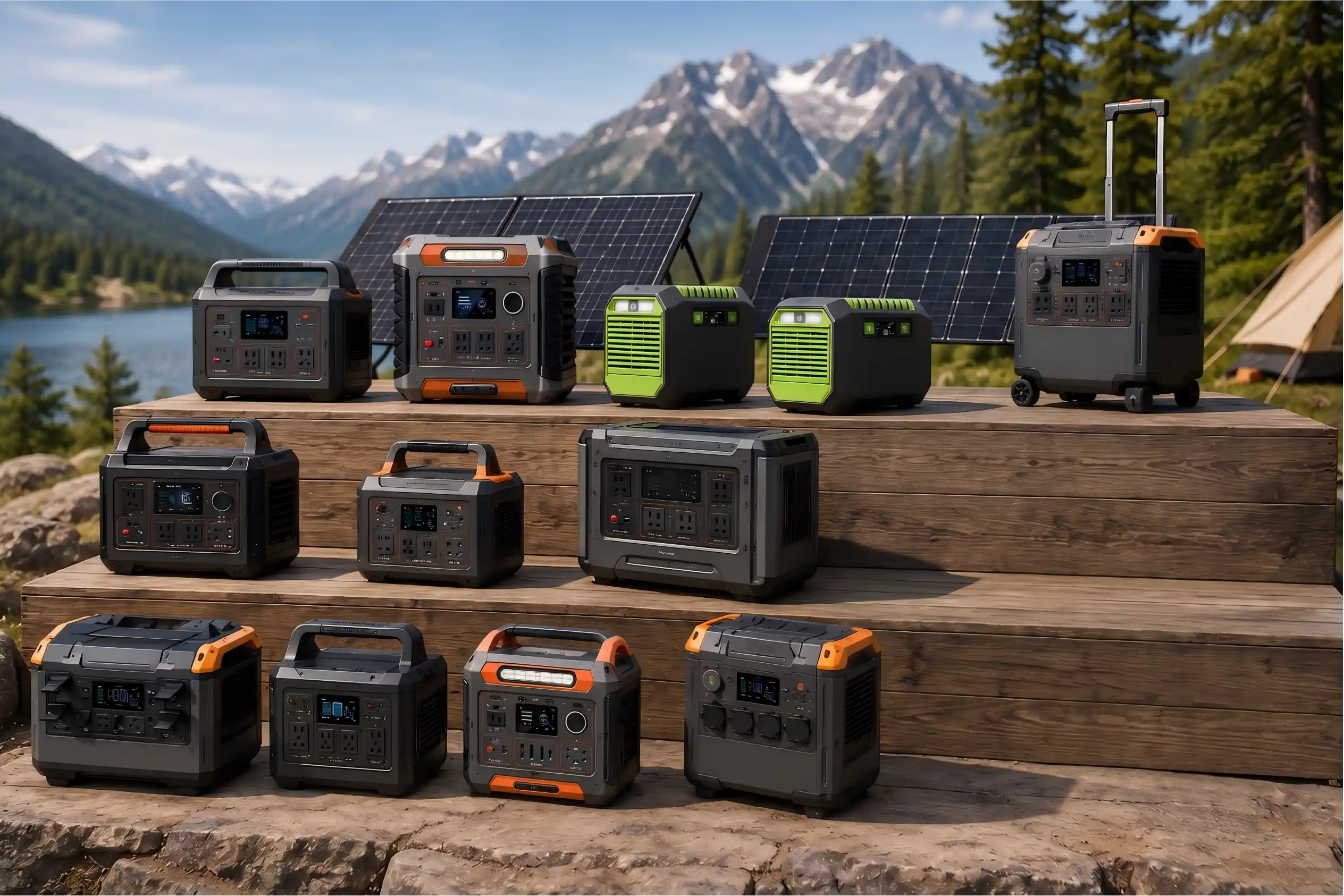 Illustrations for portable power station article sections