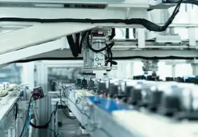 Lithium battery cell production line with skilled technicians