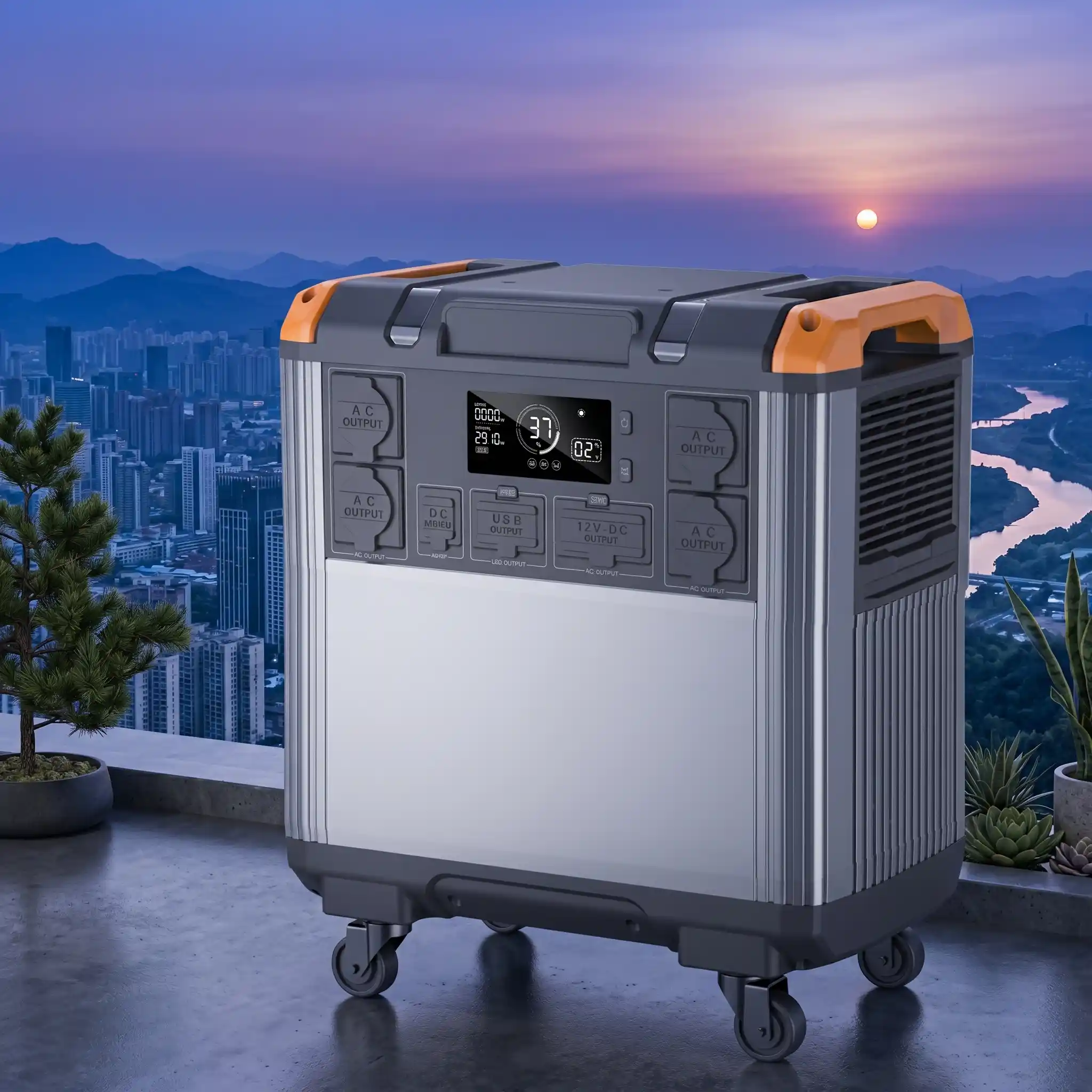 LiFePO4 3000W Portable Power Station 5000Wh Detail Images 1