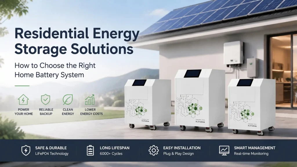 Residential Energy Storage Solutions How to Choose the Right Home Battery System