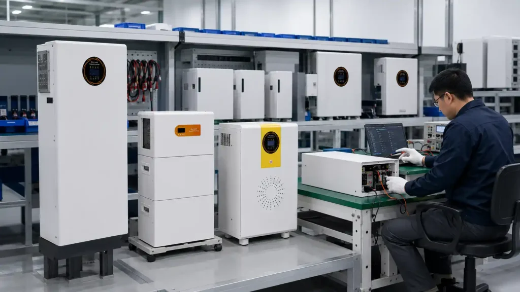 Residential battery quality control and sample evaluation
