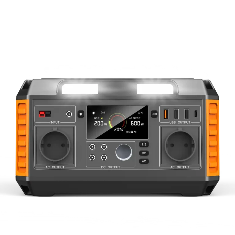 Solar 600W Portable Power Station 520Wh Battery