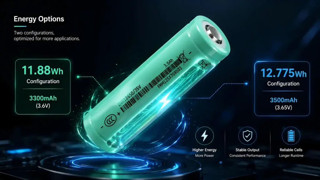18650 3300–3500mAh Lithium-Ion Battery Cell Product Details (5)