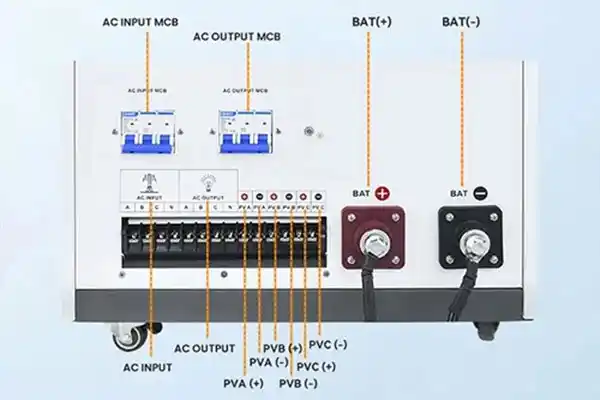 18kW 33kW 48V Three-Phase Hybrid Solar Inverter Product Details (2)