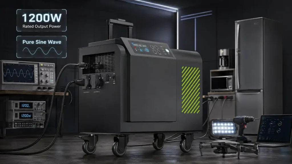 200W Portable Power Station with 2.56kWh LiFePO₄ Battery Product Details (3)