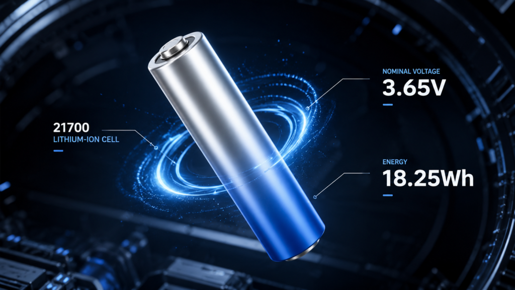 21700 5000mAh 3.65V 18.25Wh Lithium-Ion Cell Product Details (4)