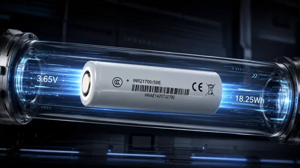 21700 5000mAh 3.65V 18.25Wh Lithium-Ion Cell Product Details (5)