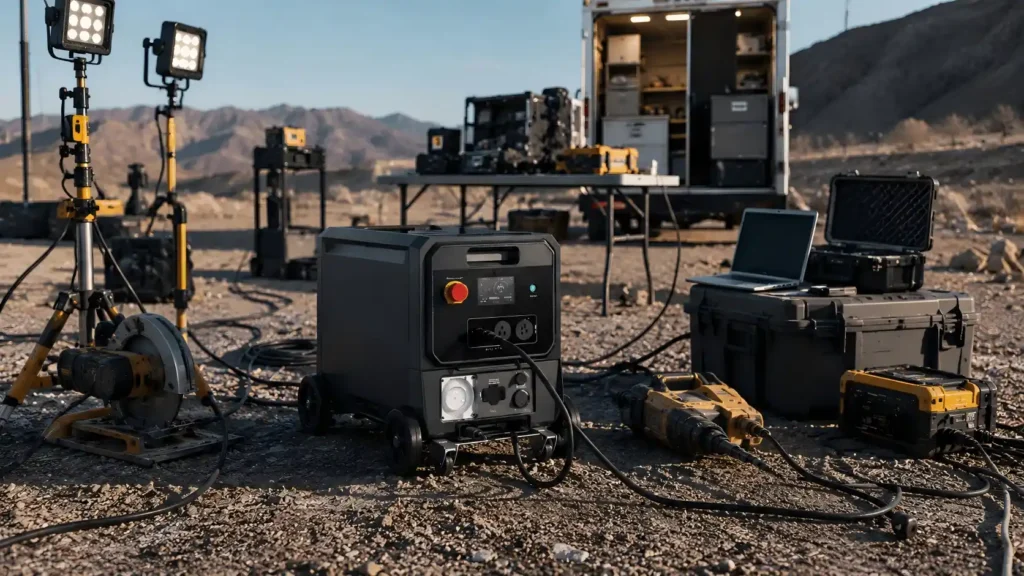 2640Wh industrial power station providing portable off-grid power