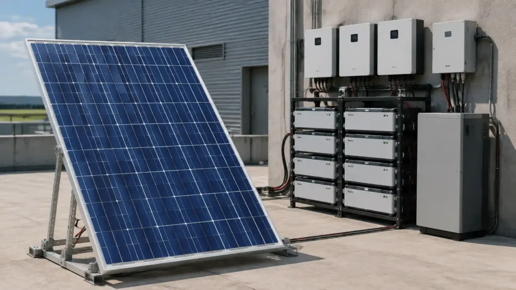270W polycrystalline solar panel for energy storage systems