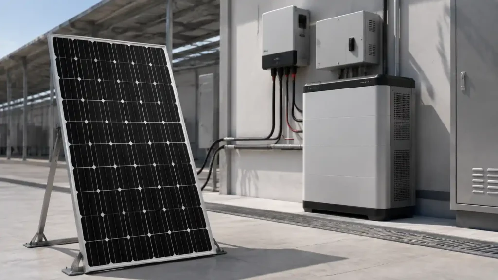 300W monocrystalline solar panel for energy storage systems