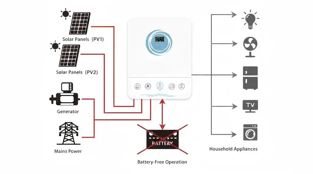 4kW–11kW IP54 Rate Hybrid Solar Inverter Product Details (3)