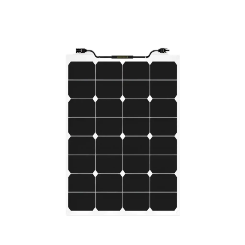 50W 17.6V/35.2V Semi-Flexible Solar Panel