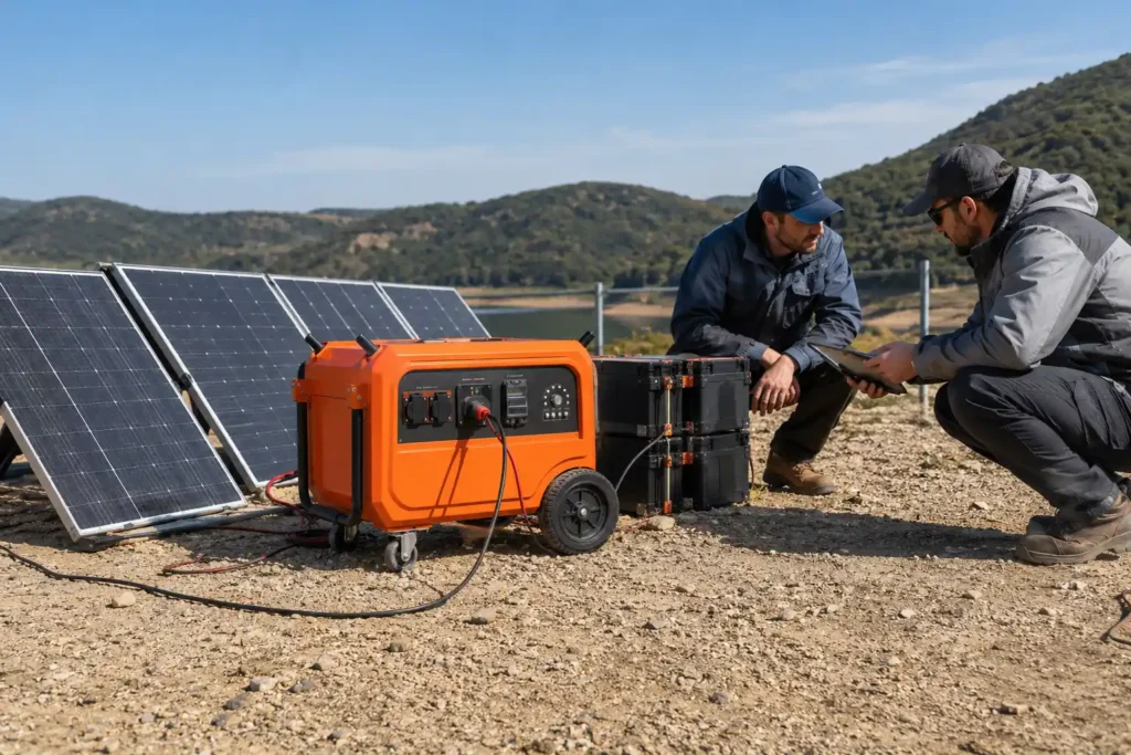 5120Wh Capacity & 6000W Solar Charging System