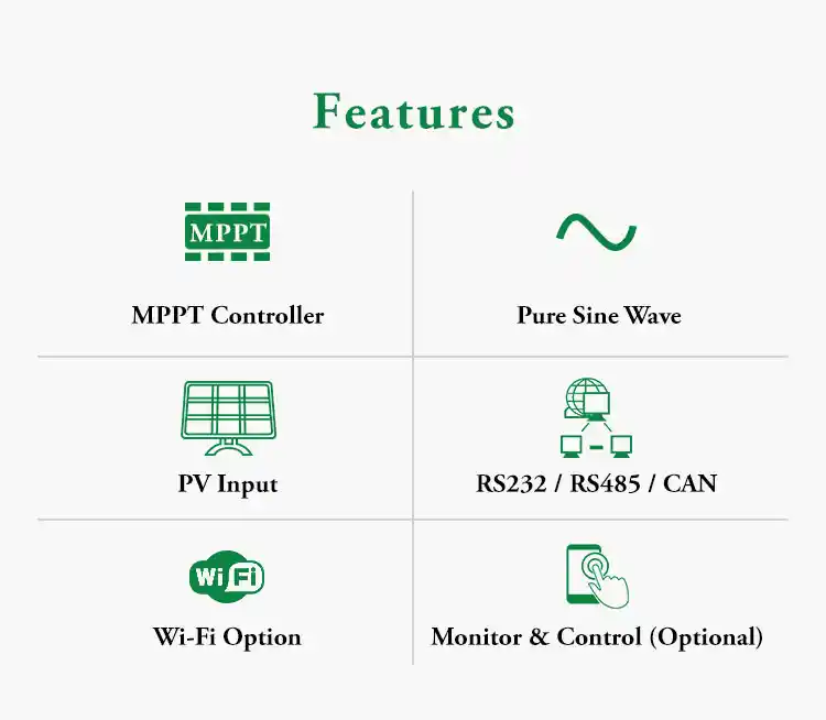 6KW Hybrid Solar Inverter for Energy Storage System Product Details (4)