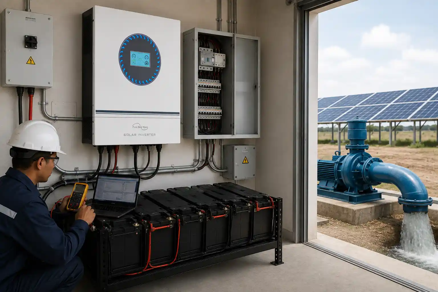 8.6kW 11kW 48V Dual MPPT Hybrid Solar Inverter