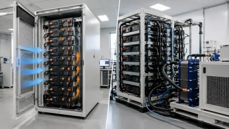Air-Cooled vs Liquid-Cooled Battery Energy Storage Systems How to Choose BESS Thermal Management