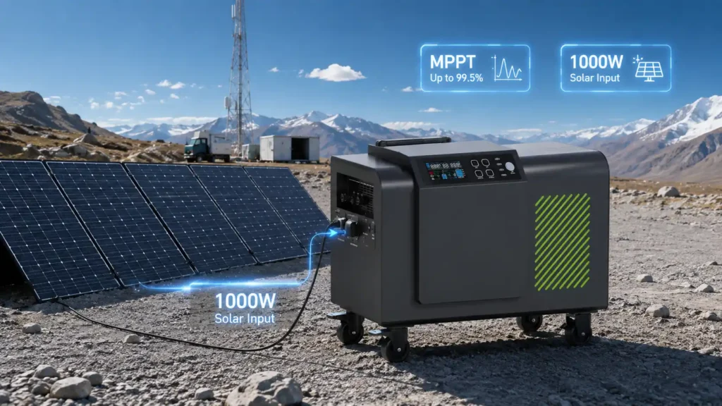 BH0102A 1200W 2560Wh Portable Power Station with MPPT Solar Charging Product Details (4)