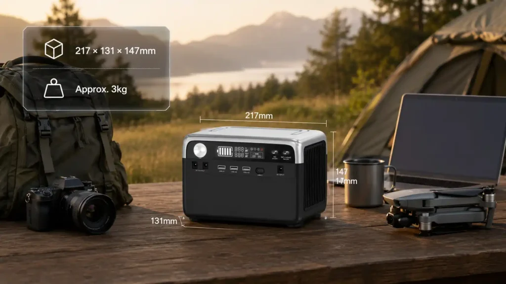 BP030D 300W Pure Sine Wave Portable Power Station Product Details (1)