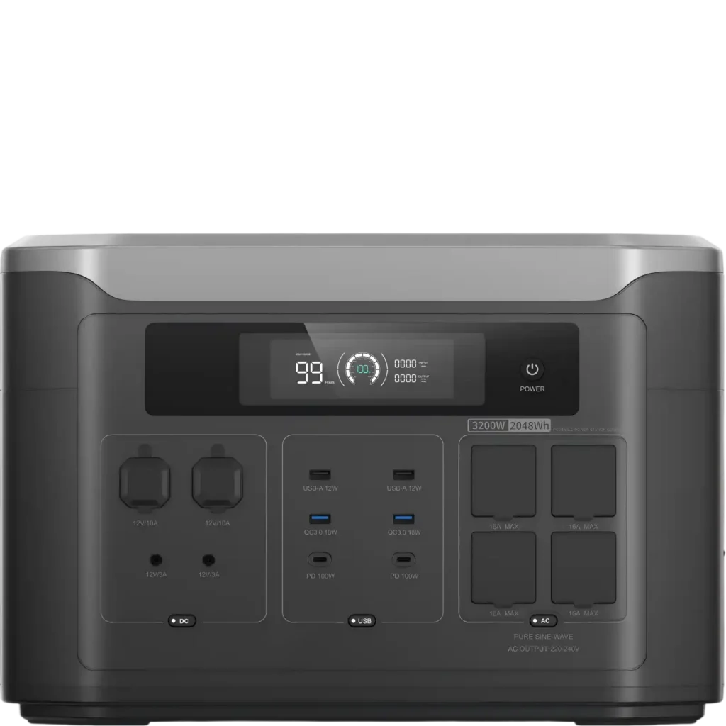 BP3000 3200W 2048Wh LiFePO4 Portable Power Station