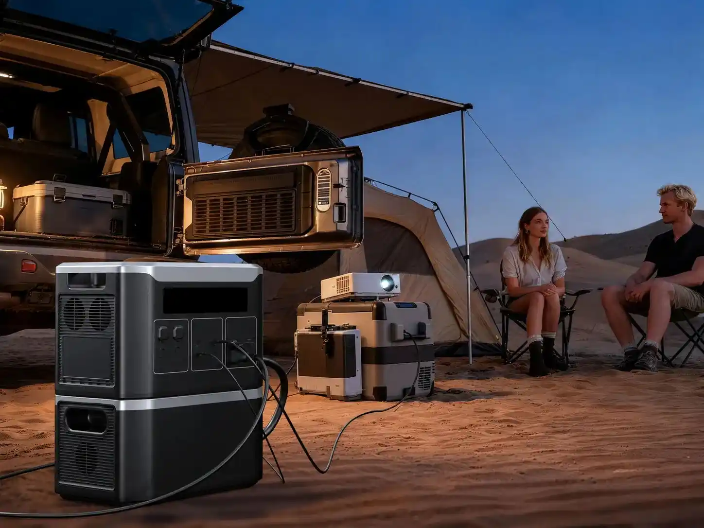 BP3000 3200W 2048Wh LiFePO4 Portable Power Station Detail Images (2)