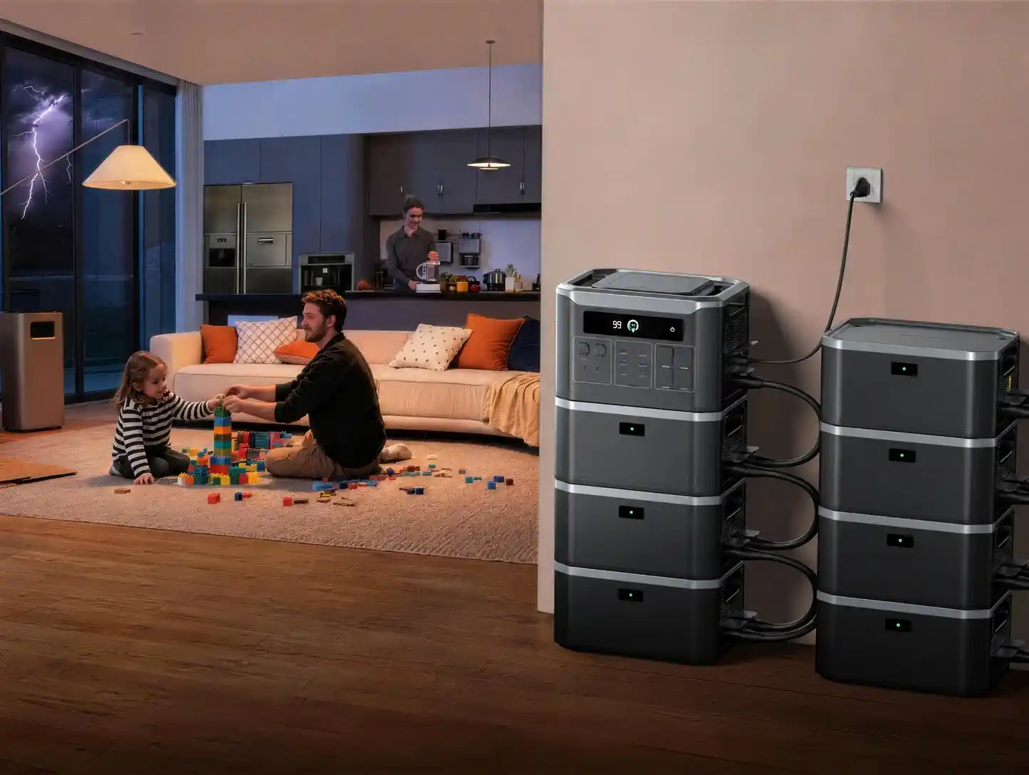BP3000 3200W 2048Wh LiFePO4 Portable Power Station Detail Images (3)