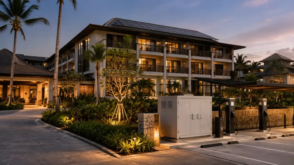 Battery Energy Storage Solutions for Hotels and Resorts Peak Demand, Backup Power, EV Charging, and Guest Experience