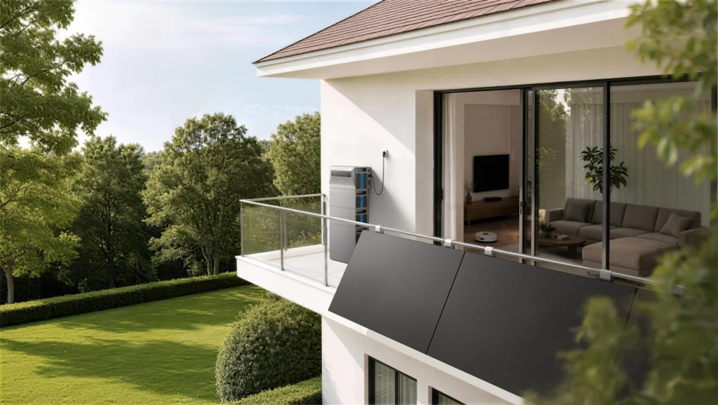 EP2500 2500W Balcony Solar System 2048Wh LiFePO4 Detail Images (2)