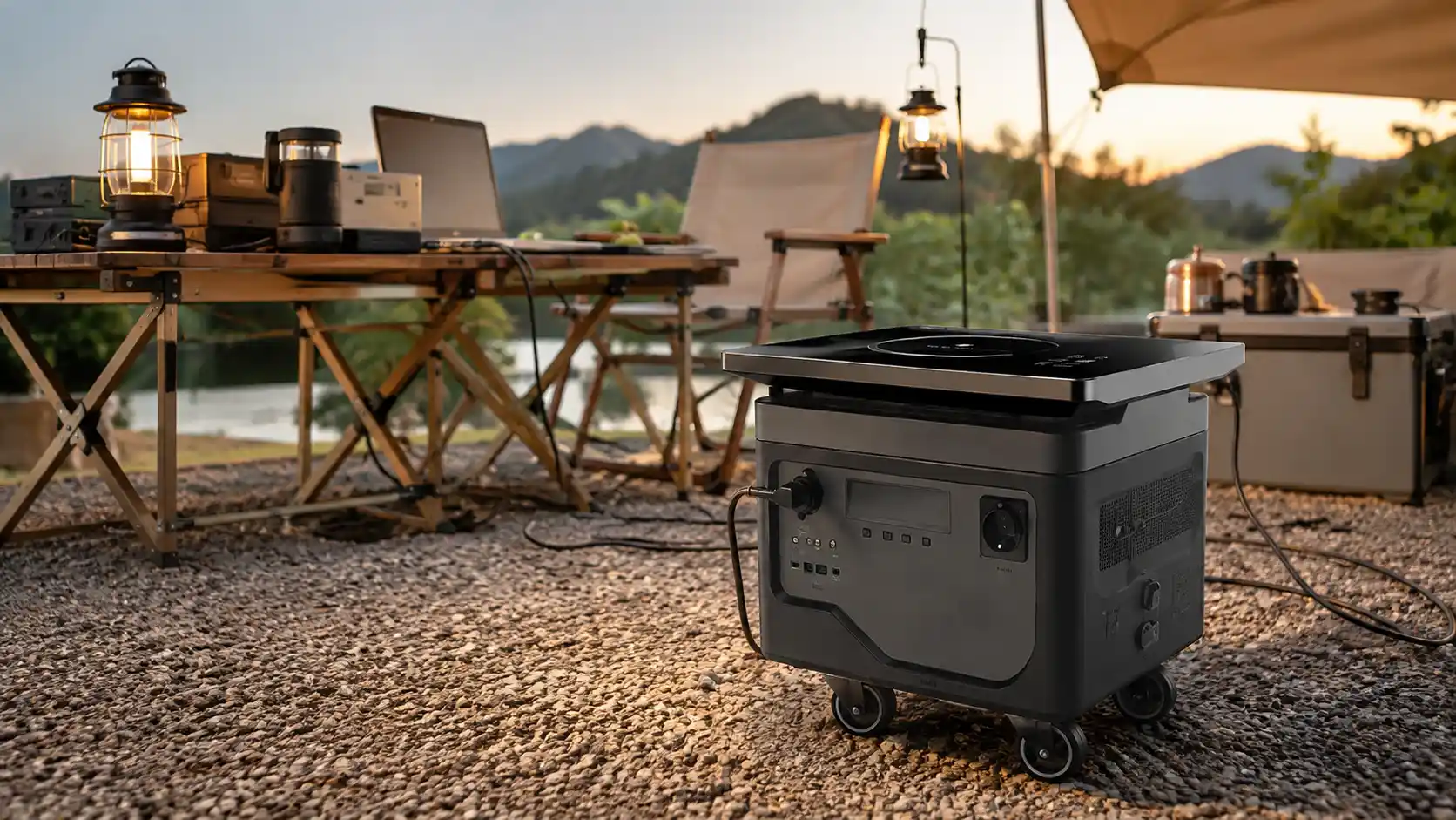 High-Capacity Portable Power for Outdoor Energy and Cooking