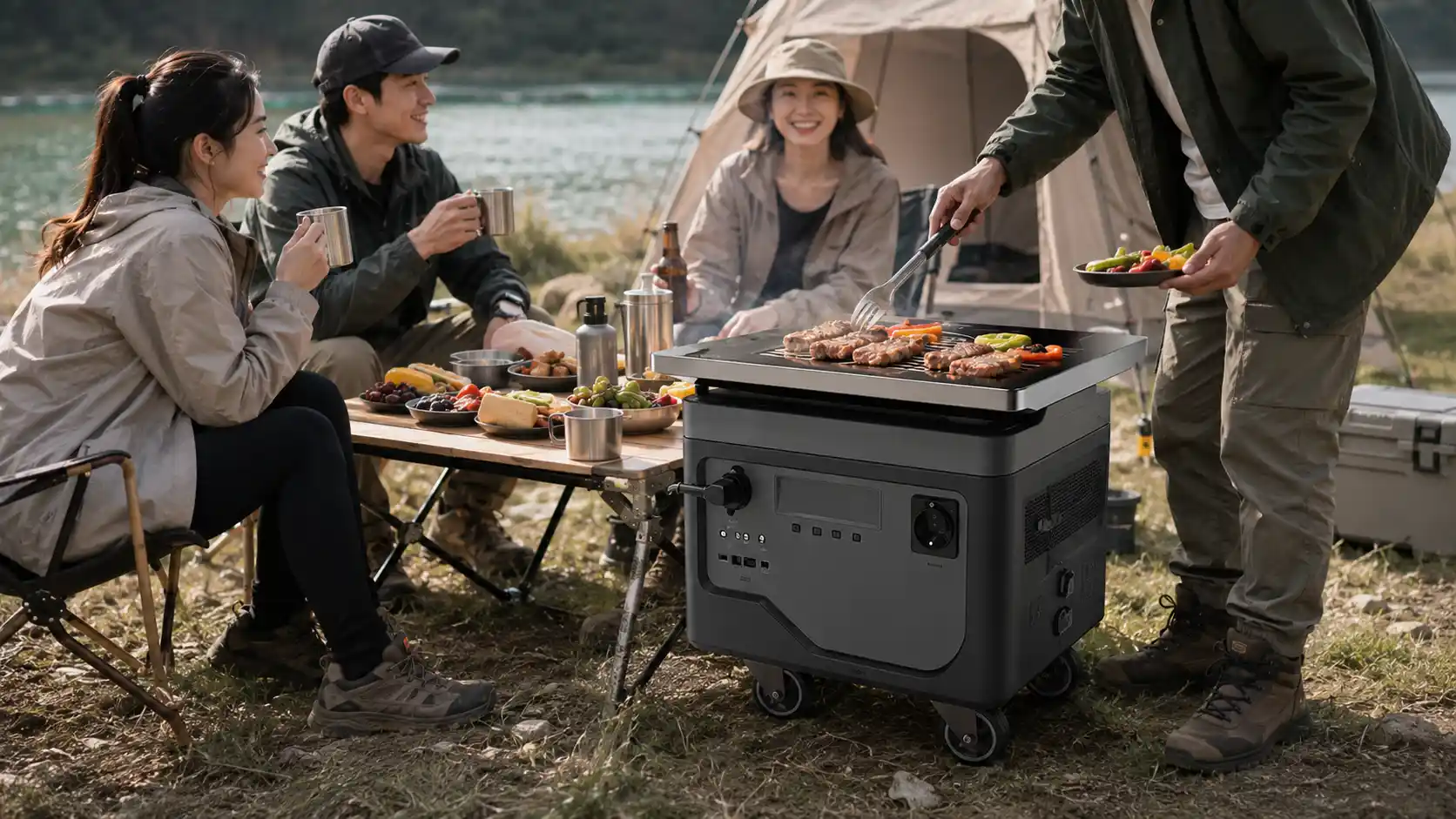 Integrated Barbecue Mode for Outdoor Cooking