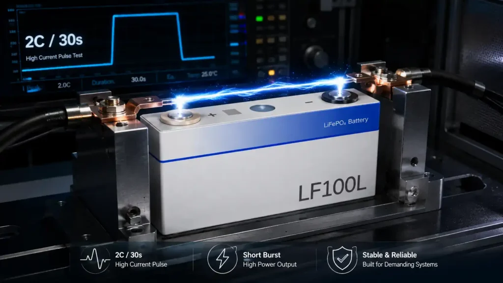 LF100LA 3.2V 100Ah LiFePO4 Prismatic Cell Product Details (2)
